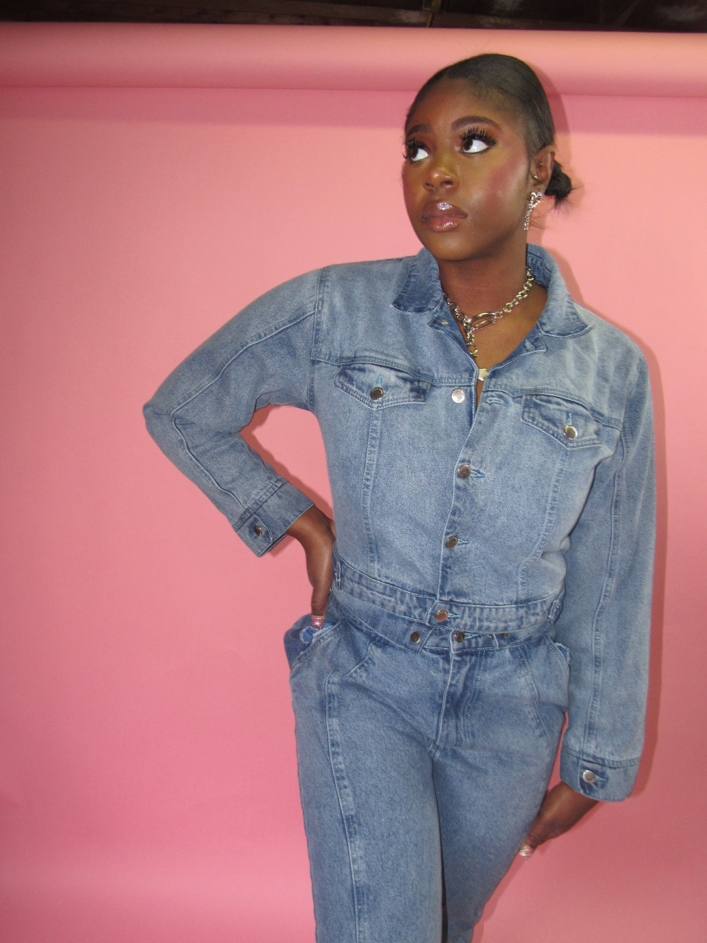 Darla Denim Jumpsuit