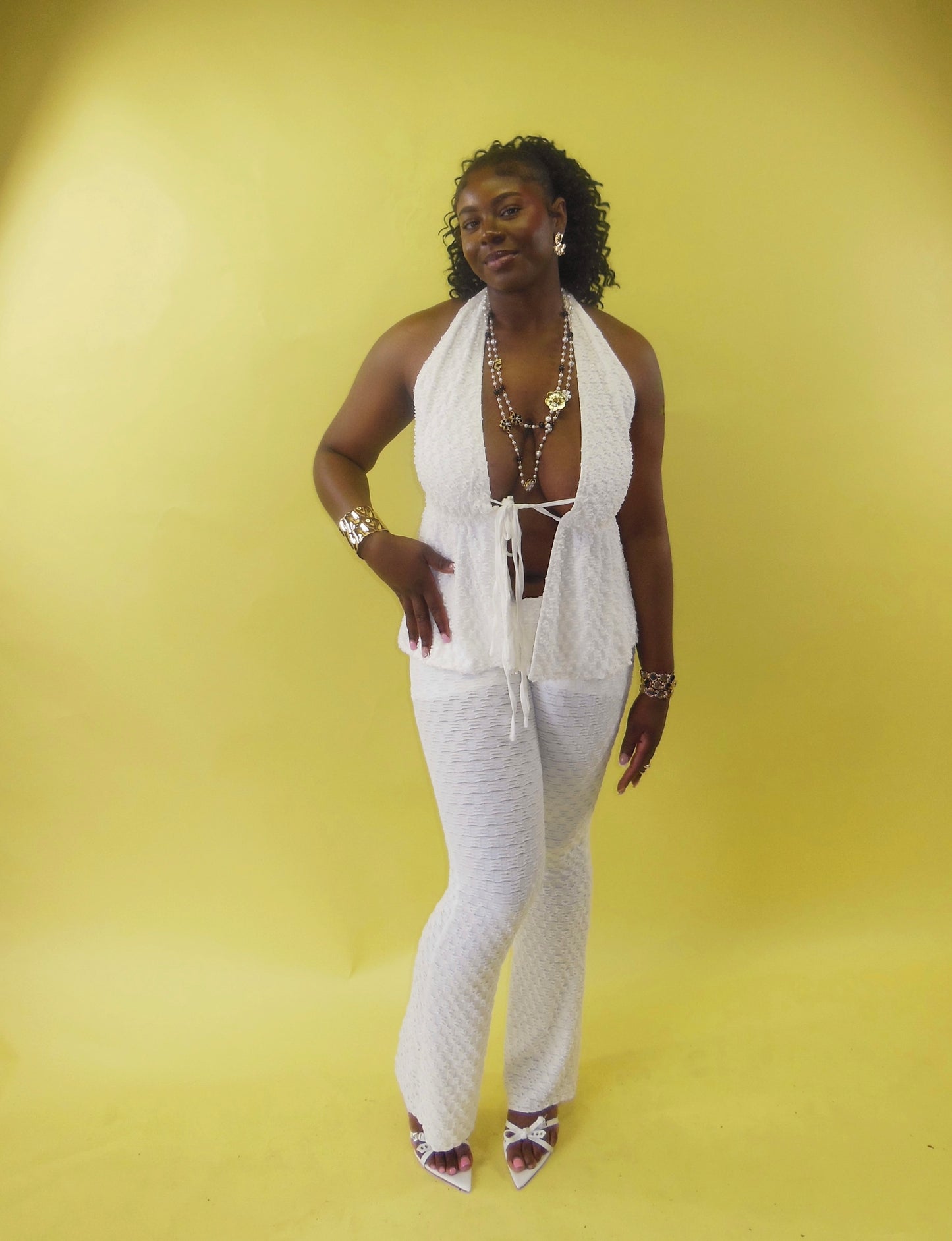 Heather Halter Top Set