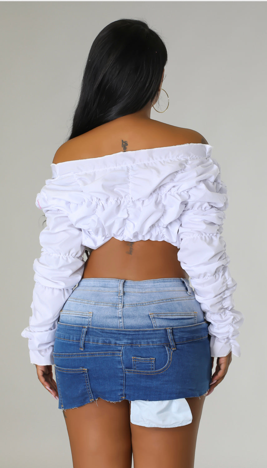 Xena Denim Mini Skirt