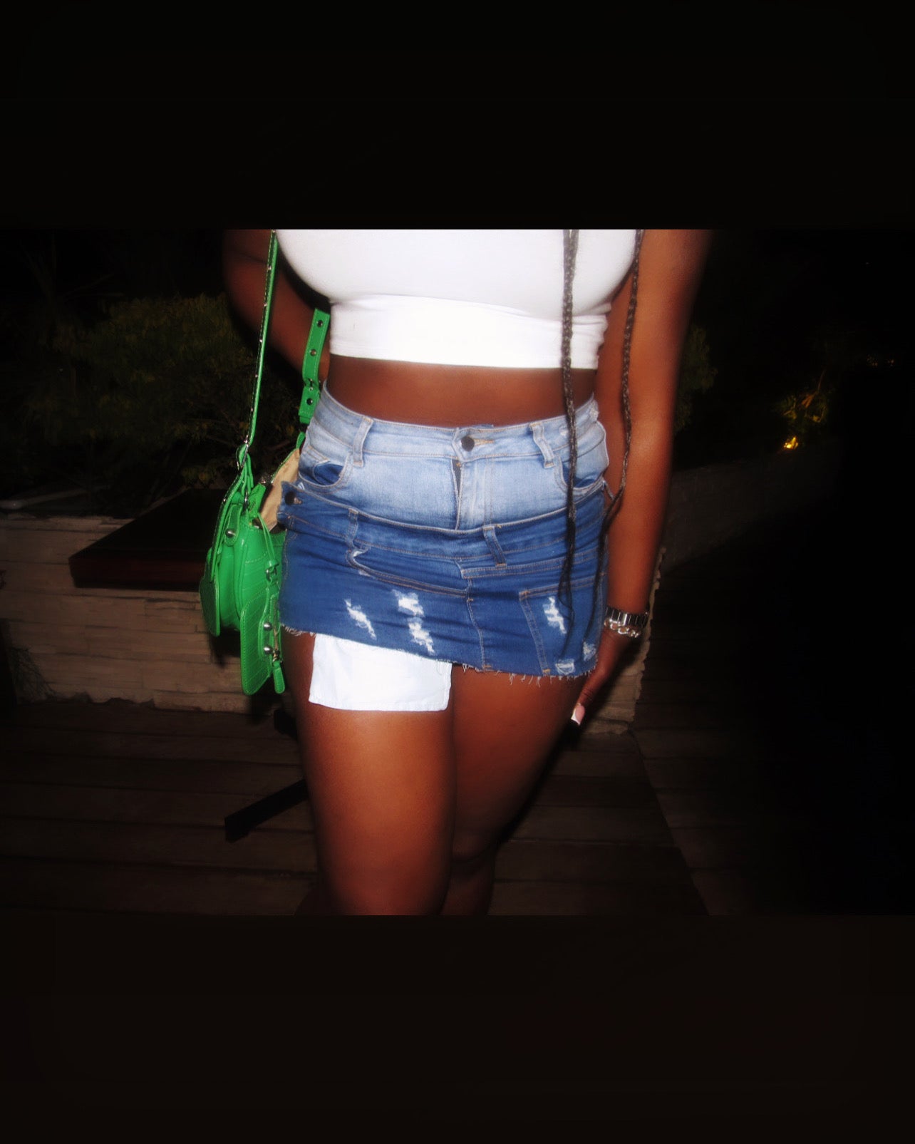 Xena Denim Mini Skirt